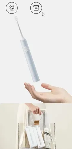 Электрическая зубная щетка Xiaomi Mijia Sonic Electric Toothbrush T200, Синий, купить недорого