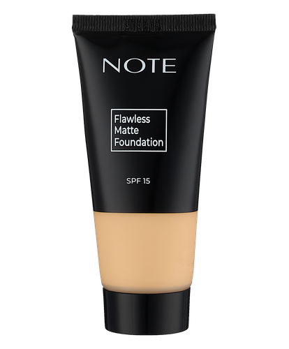 Тональный крем NOTE Flawless Matte Foundation SPF15, 02, 25 мл