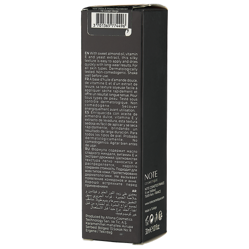 NOTE Detox and  Protect Foundation SPF15 tonal kremi, 116, 30 ml, в Узбекистане