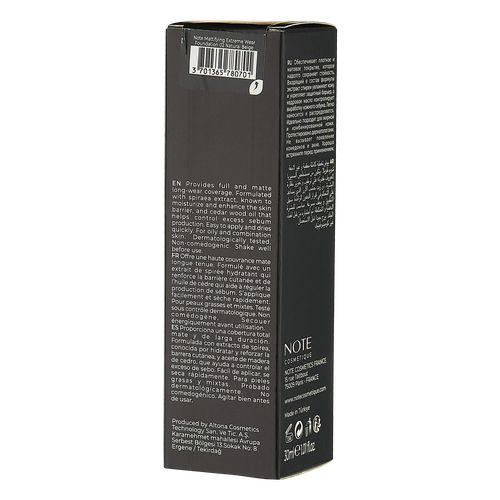 Тональный крем  NOTE Mattifying Extreme Wear Foundation SPF15, 02, 30 мл, в Узбекистане