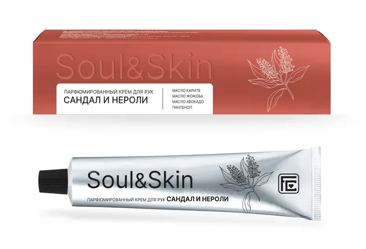 Крем для рук парфюмированный Family Cosmetics Soul&Skin Сандал и Нероли, 65 мл