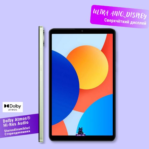 Планшет Xiaomi Redmi Pad SE 8.7, 4G, Зеленый, 6/128 GB, в Узбекистане