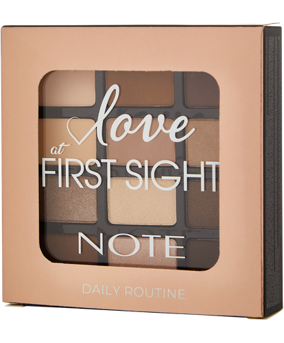 Ko'z pardozi uchun palitra NOTE LOVE AT FIRST SIGHT EYESHADOW PALETTE  201 (1.3 gx12)