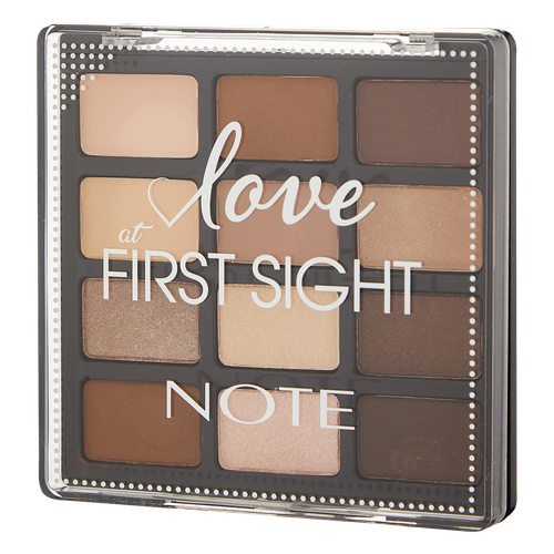 Ko'z pardozi uchun palitra NOTE LOVE AT FIRST SIGHT EYESHADOW PALETTE  201 (1.3 gx12), в Узбекистане