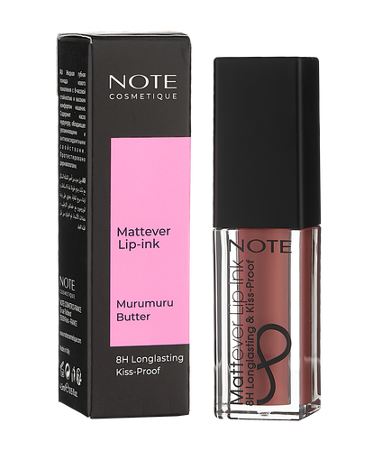 Lab uchun suyuq pomada-tint NOTE Mattever Lip-INK, 02