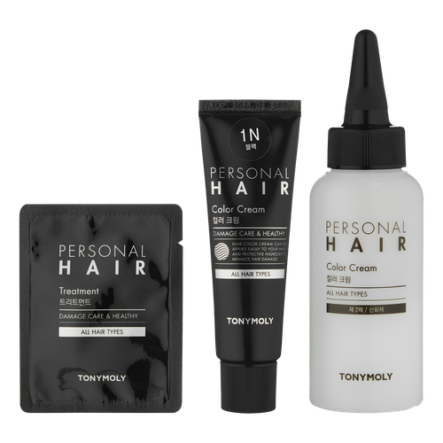 Крем-краска для волос Personal Hair Color Cream 1N, 80 мл, в Узбекистане