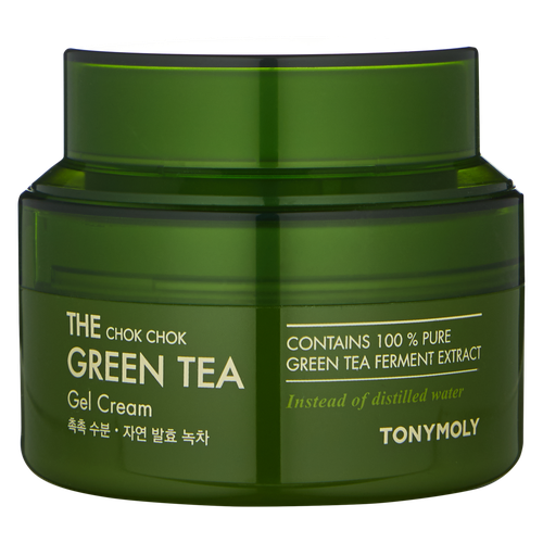 Крем для лица увлажняющий с зеленым чаем The Chok Chok Green Tea Gel Cream, 60 г, купить недорого