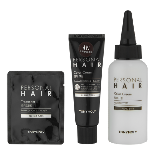 Крем-краска для волос Personal Hair Color Cream 4N, 80 мл, в Узбекистане