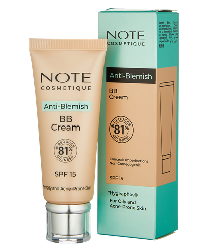 Тональный крем Note BB Cream Anti-Blemish 03 Natural Beige, 30 мл