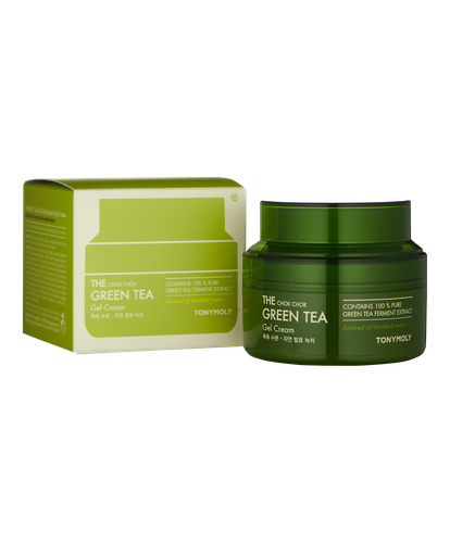 Крем для лица увлажняющий с зеленым чаем The Chok Chok Green Tea Gel Cream, 60 г