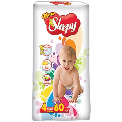 Детские подгузники New Sleepy Jumbo №4 7-14 кг, 60 шт, купить недорого