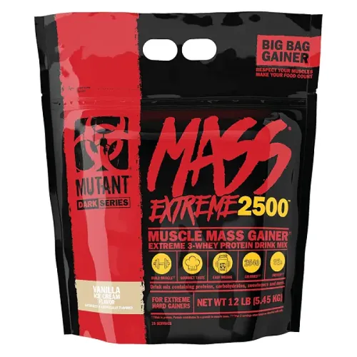 Гейнер-добавка Mutant Mass Extreme 2500, 5 порций, 2.7 кг