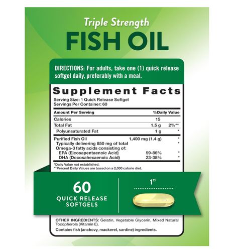 Рыбий жир Nature’s Truth Vitamins Fish Oil, 45 порций, 90 мягких капсул