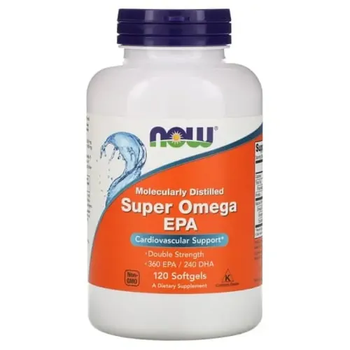 Рыбий жир Now Super Omega EPA Fish oil, 60 порций, 120 мягких капсул