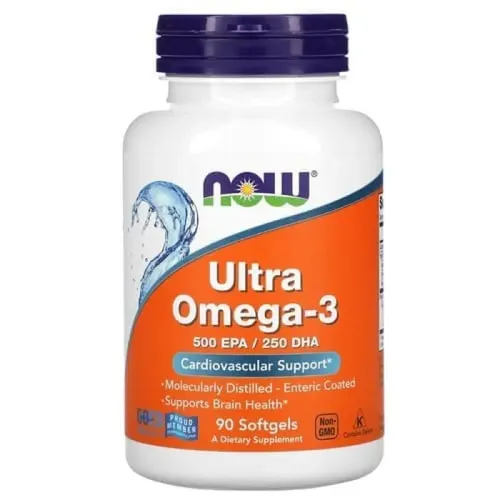 Рыбий жир Now Ultra Omega-3 Fish oil, 90 порций, 90 мягких капсул