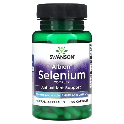 Пищевая добавка Swanson Albion Selenium Complex, 90 порций, 90 капсул