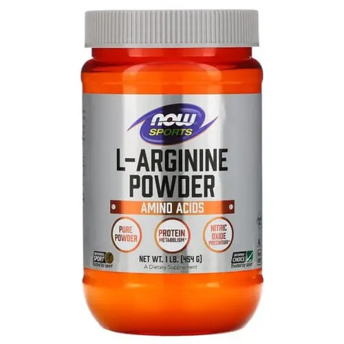 Аргинин Now Sport L-Arginine Powder, 76 порций, 454 гр