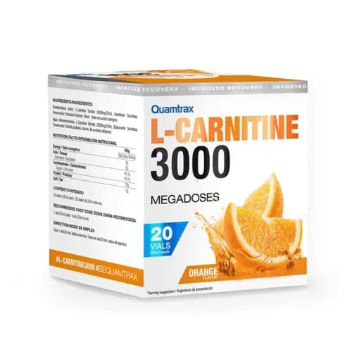 Аминокислоты Quamtrax L-Carnitine 3000, 20 порций, 500 мл