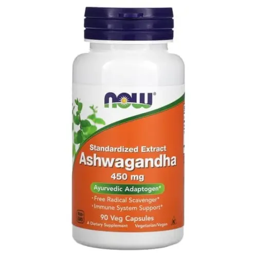 Витамины Now Ashwagandha, 90 порций, 90 капсул