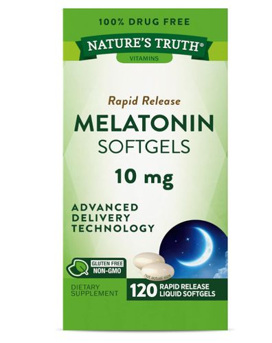 Витамины Nature’s Truth Vitamins Sleep Melatonin, 120 порций, 120 мягких капсул