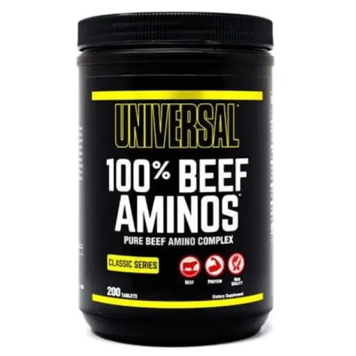 Витамины Universal 100% Beef aminos, 66 порций, 200 таблеток