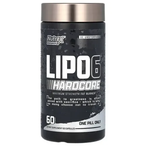 Витамины Nutrex Lipo 6 Hardcore, 60 порций, 60 капсул