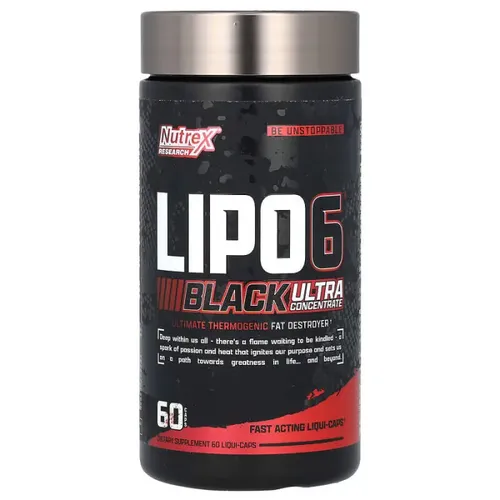 Витамины Nutrex Lipo 6 Black, 60 порций, 60 капсул