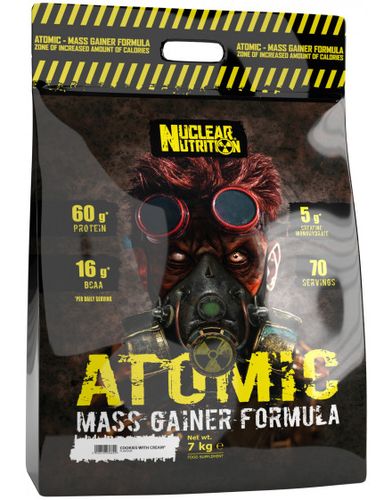 Гейнер-добавка Nuclear Nutrition Atomic mass, 35 порций, 7 кг