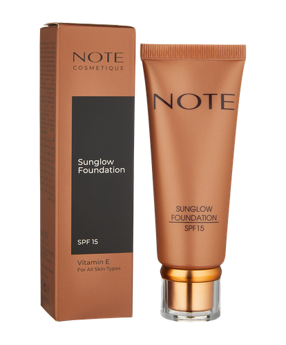 Крем тональный для лица Note Sun glow SPF 15, №-30, 30 мл