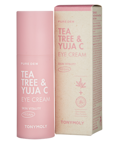 Кем для век Tonymoly Pure Dew Tea Tree & Yuja C Vitality, 30 мл