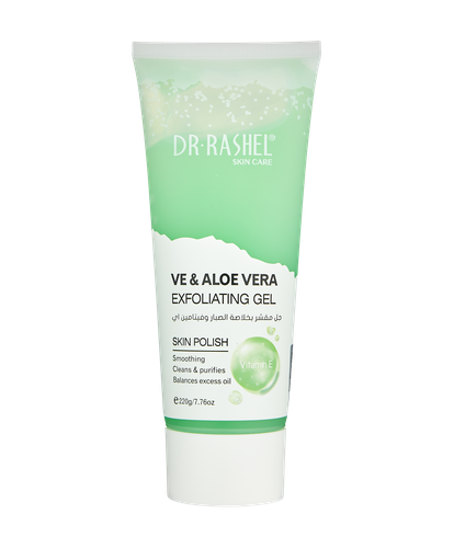 Отшелушивающий гель для лица Aloe vera & Vitamin E Dr.Rashel, 220 мл