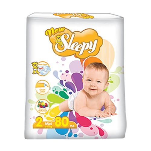 Детские подгузники NEW SLEEPY JUMBO №2 (3-6 кг) 80шт, купить недорого