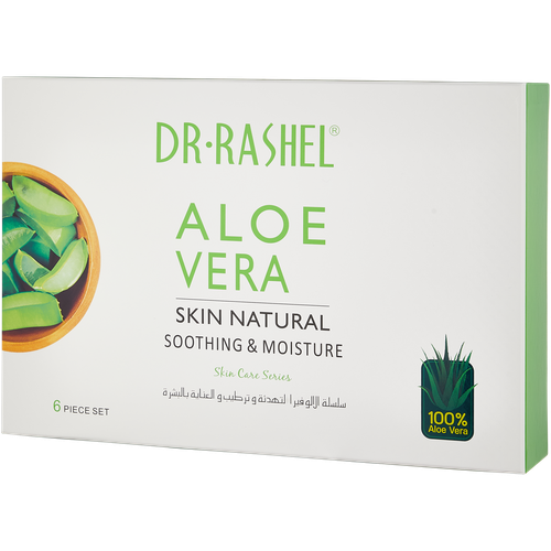 Серия по уходу за кожей Dr.Rashel Aloe vera soothing & moisture skin care series, 6 шт, купить недорого