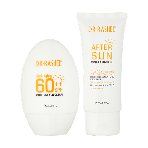 Комплект для защиты от солнца Dr.Rashel Hydrating & anti-aging sun protection kit, 2шт, купить недорого