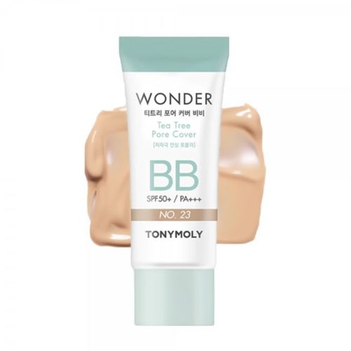 Тональный ББ крем Tony Moly Wonder Tea Tree Pore Cover SPF 50+ PA+++, №-23, 30 мл