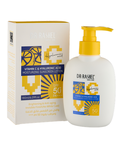 Cолнцезащитный лосьон Vitamin C Hyaluronic acid moisturizing sunscreen lotion SPF 50 DRL-1814 , 160 мл