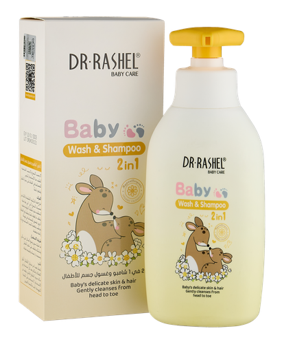 Детское мыло и шампунь Dr. Rashel Baby wash & shampoo, 2 в 1, 300 мл