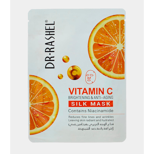 Маска для лица Dr.Rashel Vitamin C brightening & anti-aging silk mask, 28 мл