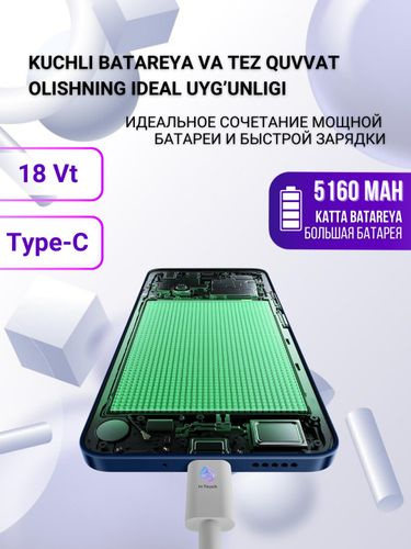 Смартфон Xiaomi Redmi 14C, Starry Blue, 4/128 GB, sotib olish