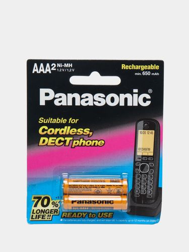 Аккумулятор для радиотелефона Panasonic AAA, 2 шт