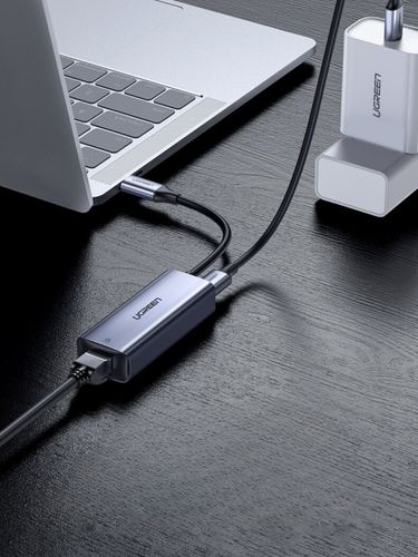 Проводной сетевой адаптер USB C Ugreen RJ45, в Узбекистане