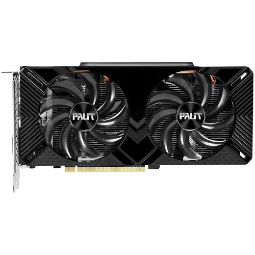 Видеокарта Palit GeForce RTX2060 Dual NE62060018K9-1160C | 12 GB | GDDR 6 | 192 bit | DP HDMI | DVI, купить недорого