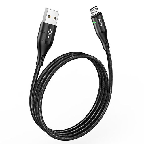 Кабель Hoco U93 Shadow charging data cable for Micro, Черный