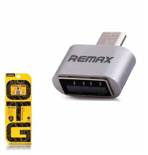 Переходник Remax RA OTG Micro-USB, Серый