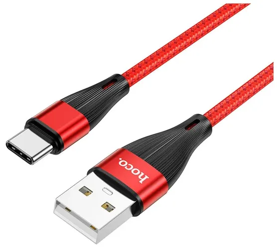 Кабель Hoco X57 Blessing charging data cable for Type-C, Красный