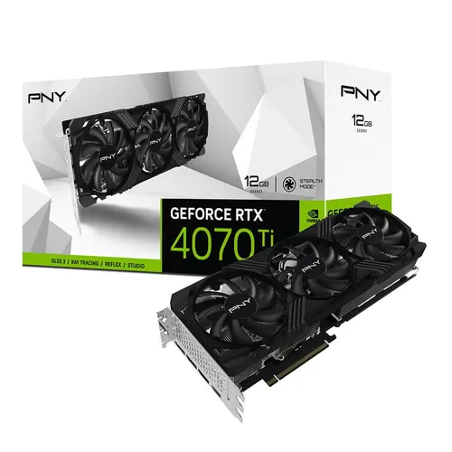 Видеокарта Pny GeForce RTX4070Ti SUPER VERTO OC | 16 GB | GDDR 6 | 3-DP | HDMI