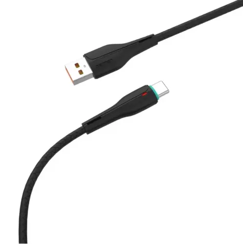 Кабель Denmen D16L USB to Lightning, Черный, купить недорого