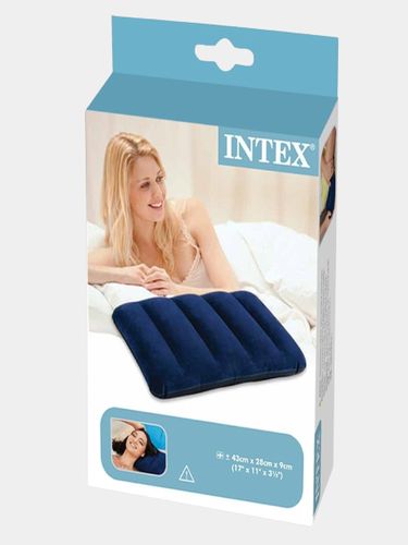 INTEX 68672 puflama yostiqchasi, Ko‘k, купить недорого