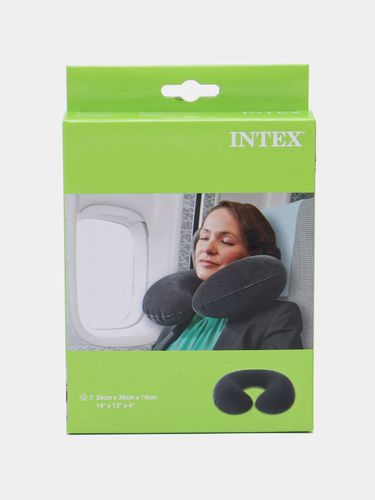 INTEX 68675 shishirilgan yostiqchasi, qora, в Узбекистане