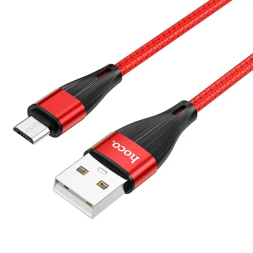 Кабель Hoco X57 Blessing charging data cable for Micro, Красный